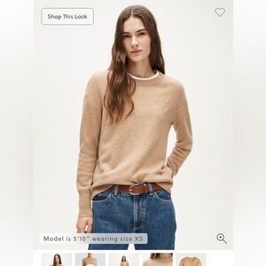 J. Crew Women’s Classic Fit Cashmere Crew Neck Sweater